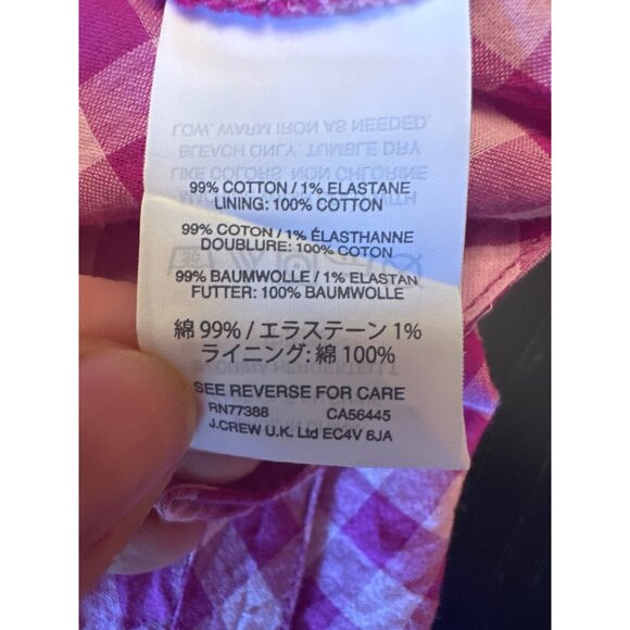 Crewcuts Girls Gingham Sleeveless Dress Size 14 Cotton & Elastane Cottage - Picture 4 of 5